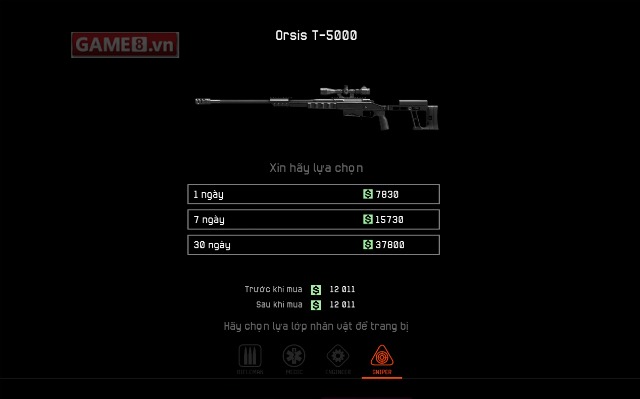 Orsis T-5000 Warface shop